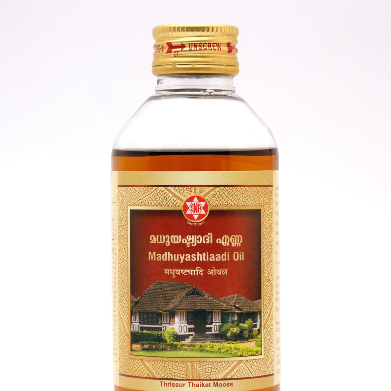 SNA OUSHADHASALA Madhuyashtiaadi Oil Bottle of 200 ML