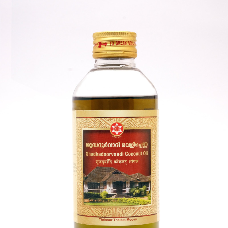 SNA OUSHADHASALA Shudhadoorvaadi Coconut Oil Bottle of 200 ML