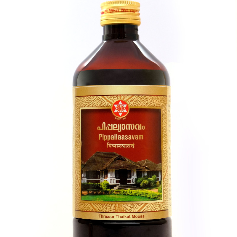 SNA OUSHADHASALA Pippaliaasavam Bottle of 450 ML