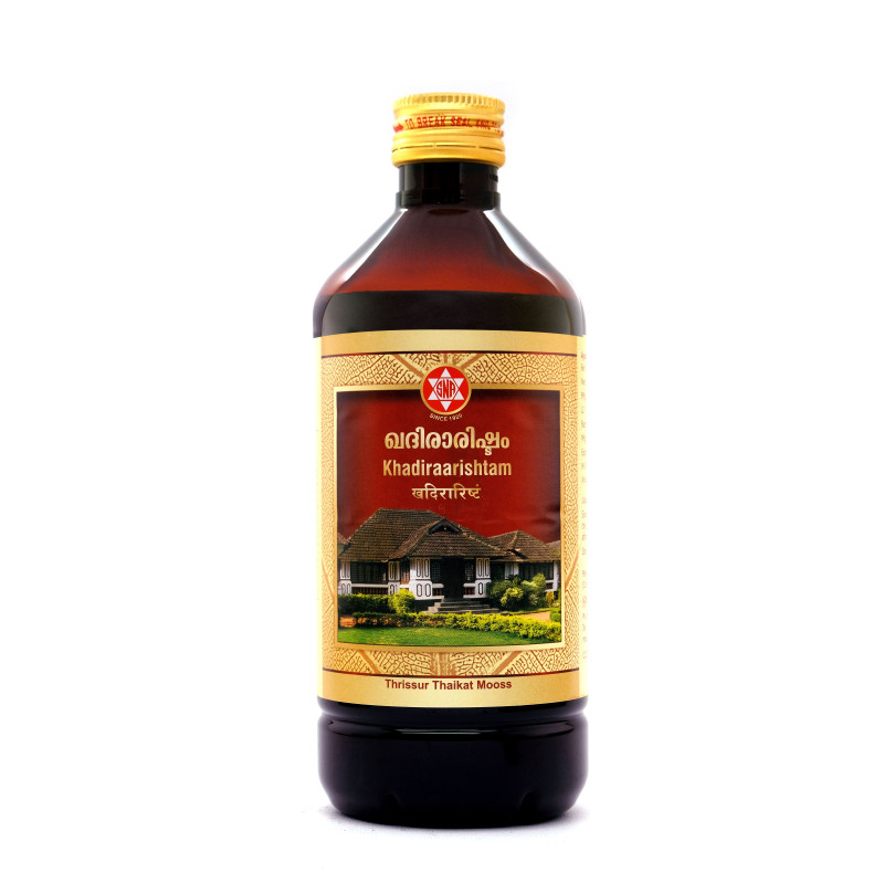 SNA OUSHADHASALA Khadiraarishtam Bottle of 450 ML