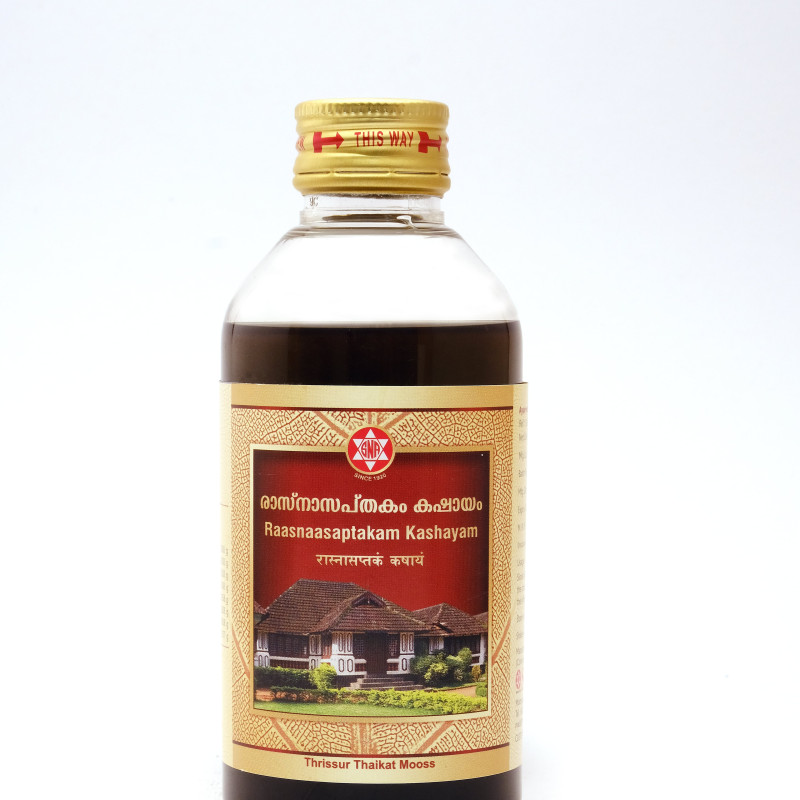 SNA OUSHADHASALA Raasnaasaptakam Kashayam Bottle of 200 ML