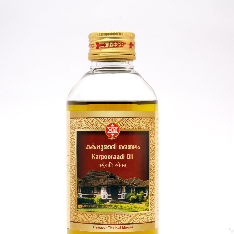 SNA OUSHADHASALA Karpooraadi Oil Bottle of 100 ML