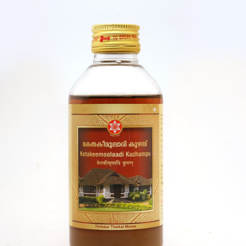 SNA OUSHADHASALA Ketakeemoolaadi Kuzhampu Bottle of 200 ML